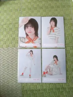 櫻坂46 的野美青 生写真ポロシャツコーデコンプ