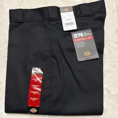 新品 ディッキーズ 874 36x30 Dickies ワークパンツ ブラック