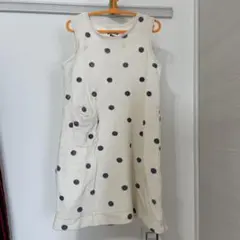 HARAPPA 袖なし水玉ワンピース　110 半袖