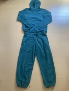 Jordan ターコイズ セットアップ パーカー スウェット