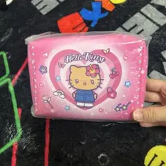 キティハート型ポーチ