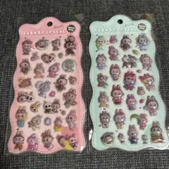 ラブブうるちゅるポップシール　２枚セット