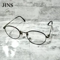 JINS メガネフレーム ボストン ブラウンデミ 度入り