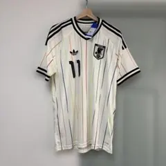 最終 サッカー日本代表 アウェイユニフォーム 11番　前田大然ado 最終adidas サッカー日本代表 アウェイユニフォーム 11番 前田大然ado