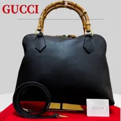 【極美品】GUCCI グッチ ワンショルダーバッグ ハンドバッグ バンブー GG GUCCI グッチ バンブー ショルダーバッグ パイソン ブラウン