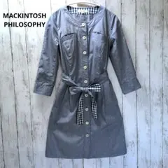 【MACKINTOSH PHILOSOPHY】シャツワンピース 38 ブルーのサムネイル