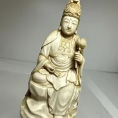 UM27-9 中国美術 玉製 観音童子像 置物 時代 古玩 唐物 - メルカリ