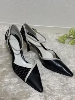 銀座かねまつ MISS SLENDER 23cm C幅 ポインテッドパンプス