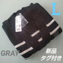 ユニクロ / スフレヤーンVネックショートカーディガン（GRAY・L）