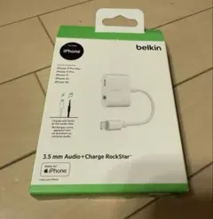 【belkin】ライトニング & 3.5mmオーディオ デュアルアダプター