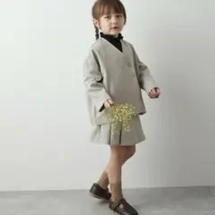 riziere ノーカラージャケットスカートセットアップ&