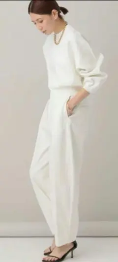 【定価29700】カレンソロジー　ダブルクロスパンツ　コットン　38