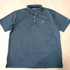 HEAD ポロシャツ Lサイズ ダークグレーLL853番