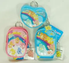ケアベア　クリアミニポーチ３点セットのサムネイル
