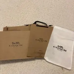 COACH ショップ袋 ショッパー 3点セットのサムネイル