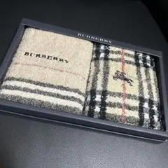 四　新品　ウォッシュタオル　⑤　バーバリー　BB4560　BB4540　タオル