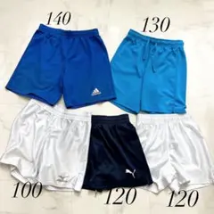 サッカーショートパンツセット 100-140サイズ