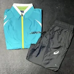 （Y）非売品/支給品 アシックス 日本代表 ウインドブレーカー セットアップ