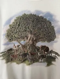 ディズニー ヴィンテージ アニマルキングダム スウェット トレーナー Lサイズ