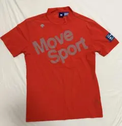 デサントゴルフ モックネックシャツ 半袖 男性用 Lサイズ