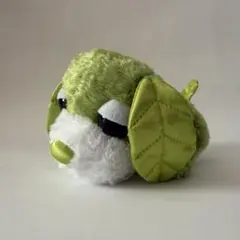 【2002年当時物】お茶犬 ぬいぐるみ リョク 緑茶犬 初期レトロ レア