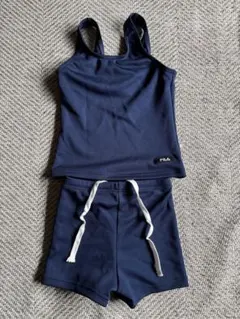 FILA ネイビー 水着セット 120 セパレート