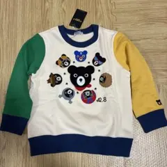 新品ダブルビー トレーナー　110 裏起毛