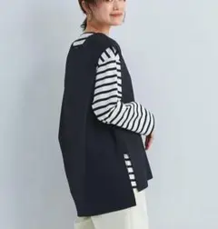 green label relaxingDEEPディープ Vネックニット ベスト