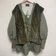 Kastane カスタネ　マルチウェイ　ベスト付き　キルティング コート