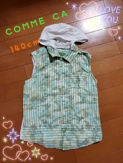 コムサ　ノースリーブシャツ