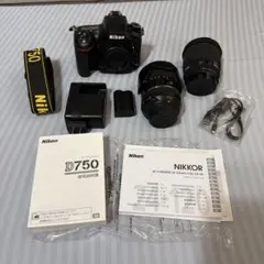 Nikon D750 本体 ズーム、単焦点レンズ ストロボ その他セット - メルカリ