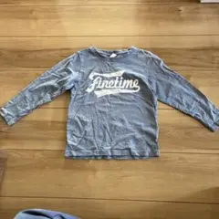 デビロック　長袖　Tシャツ　カットソー　ロンT 青　120cm