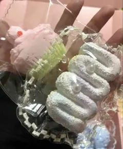 海外スクイーズ☆クリームとカップケーキ2点セット☆捏捏