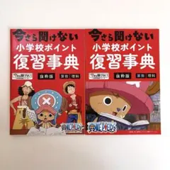 今さら聞けない小学校ポイント復習辞典　ワンピース　2冊