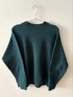 FRUIT OF THE LOOM ダークグリーン スウェット L