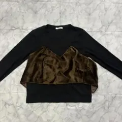 【RADIATE】ラディエイト　トップス　モモンガ　ブラウン　ニット　秋冬　M