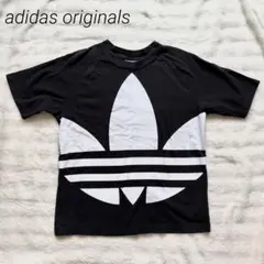 アディダス オリジナルス ビッグロゴ トレフォイル Tシャツ 黒 ブラックのサムネイル