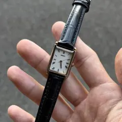 90s Vintage Seiko tank 腕時計 タンク レクタンギュラー
