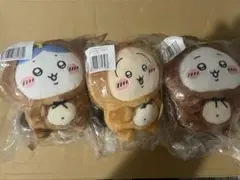 【新品未開封】ちいかわ　たぬきだもんくじ　B賞ぬいぐるみ　全3種セット