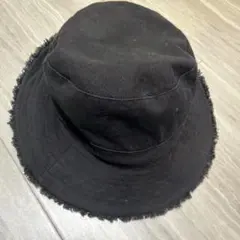 14+ フリンジ付きブラックバケットハット キッズサイズのサムネイル