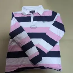 Ralph Lauren ラガーシャツ 赤白ストライプ