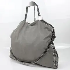 【極美品】ステラマッカートニー ファラベラ フォールド オーバー トート グレー