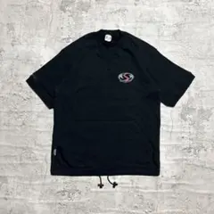 vintage 半袖スウェット ブラック プルオーバー 厚手Tシャツ ストリート