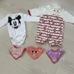 Baby Minnieロンパースとスタイセット