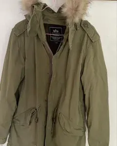 ALPHA INDUSTRIES N-3Bタイプ ミリタリーコート L オリーブのサムネイル