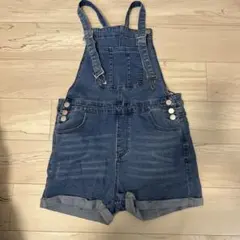 SHEIN デニムオーバーオールショートパンツ Lのサムネイル
