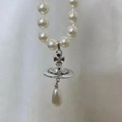 VivienneWestwood立体オーブパールチョーカー