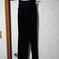 GU紺色ベロアガウチョパンツS