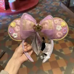 新作❣️香港ディズニー　ラプンツェル　光カチューシャ充電式