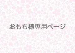 おもち様専用ページ